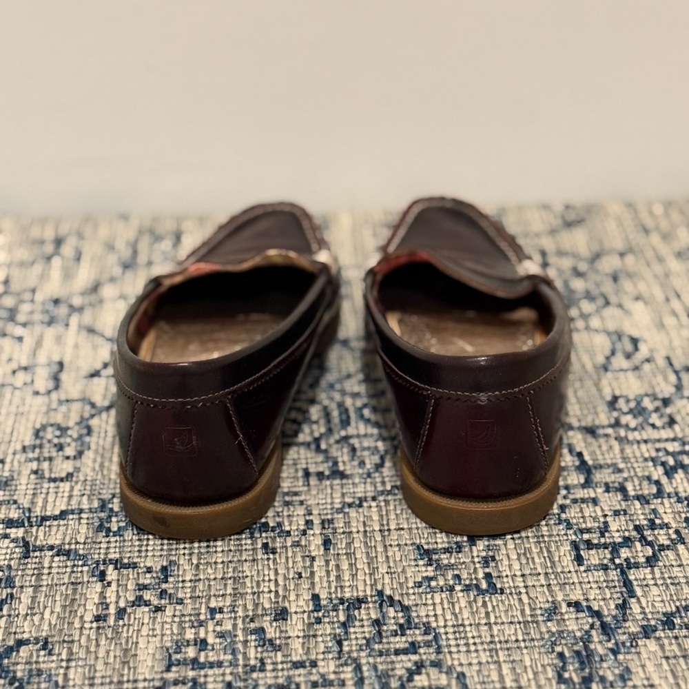 Sperry Brown Leather Loafers, Size 8 - Picture 3 of 5